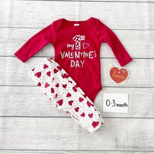 NWT Baby Kiss Valentine’s Outfit